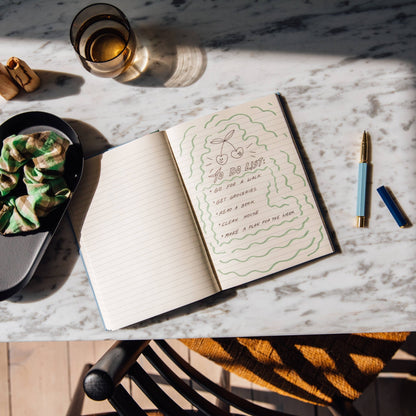 Lined Notebook, A5 Hardcover - Joy - Dear John
