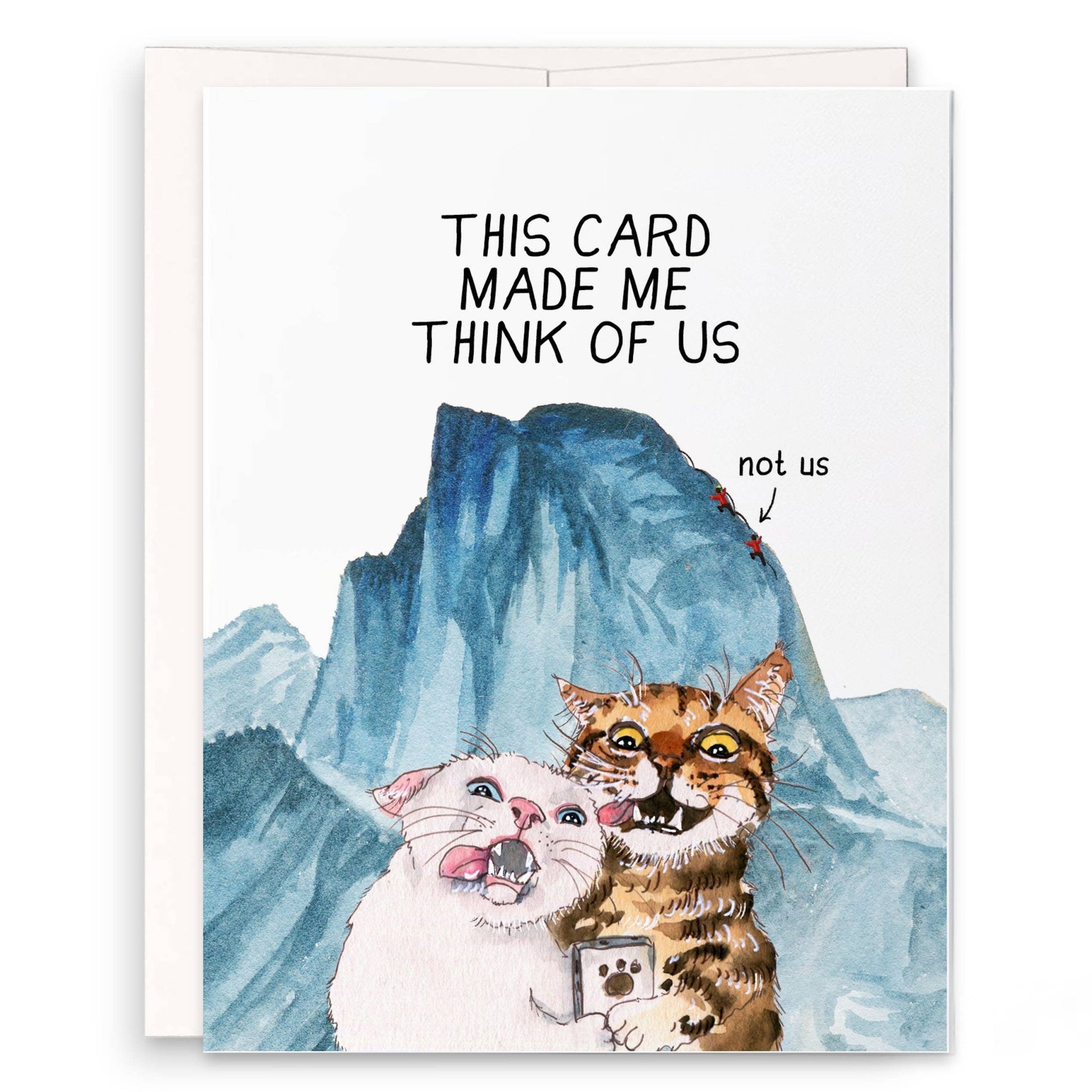 Liyana Studio - Cats Couple Adventure Funny Anniversary Card - Dear John