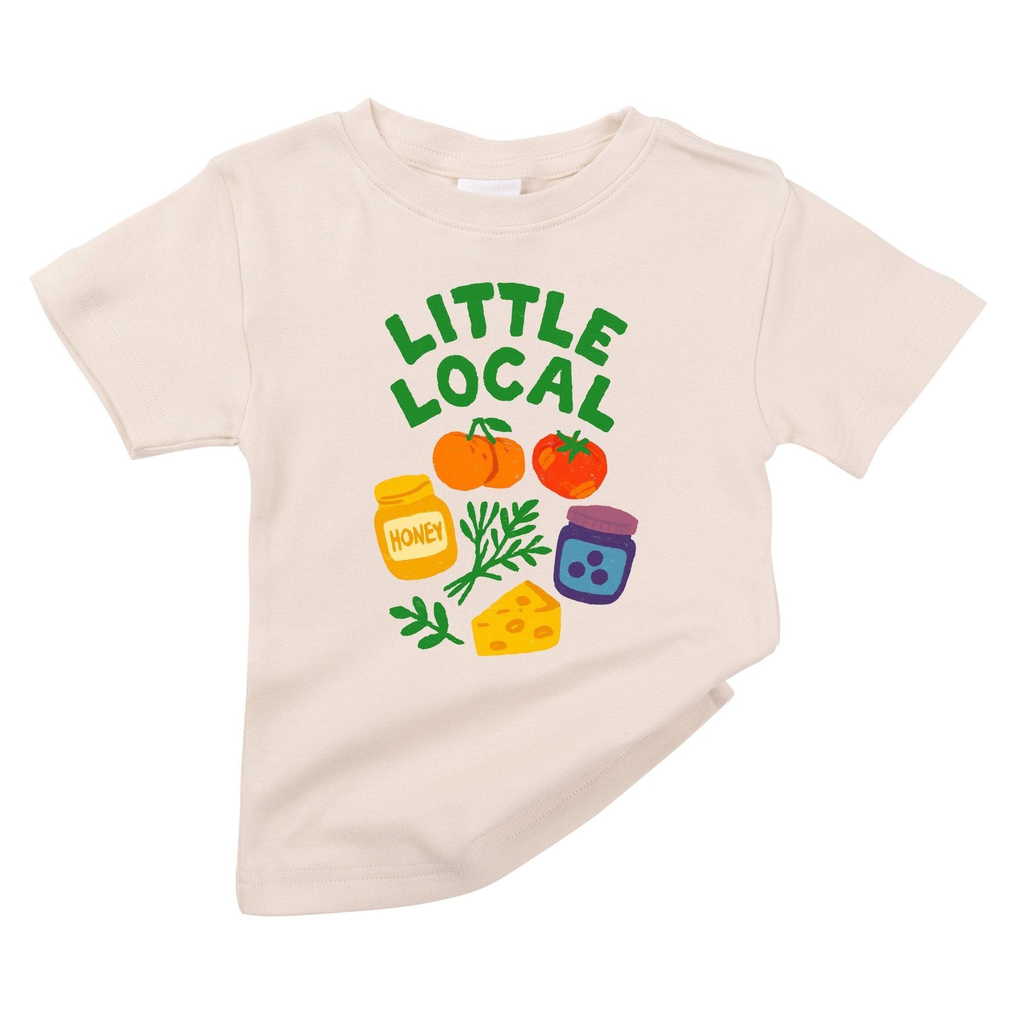 Local Farmer’s Market Graphic Tee — Organic Cotton Kids & Tween Shirt - Dear John