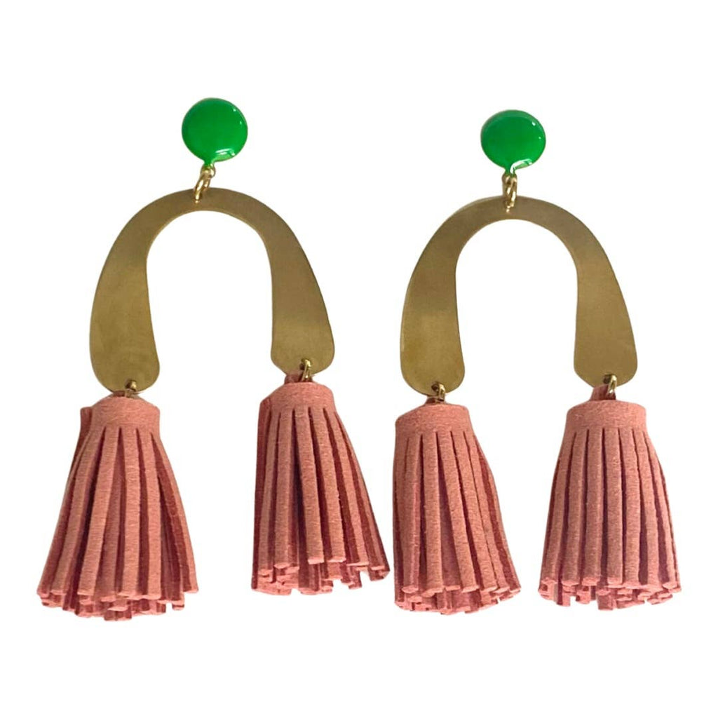 Lola Earrings - Blush Pink - Dear John