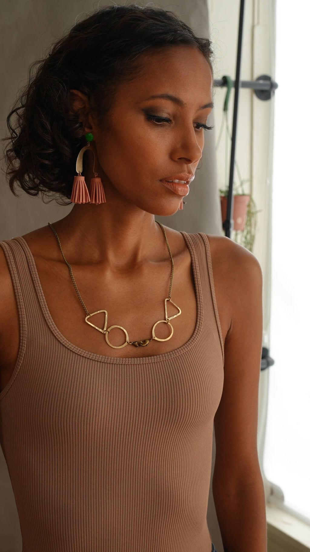 Lola Earrings - Blush Pink - Dear John