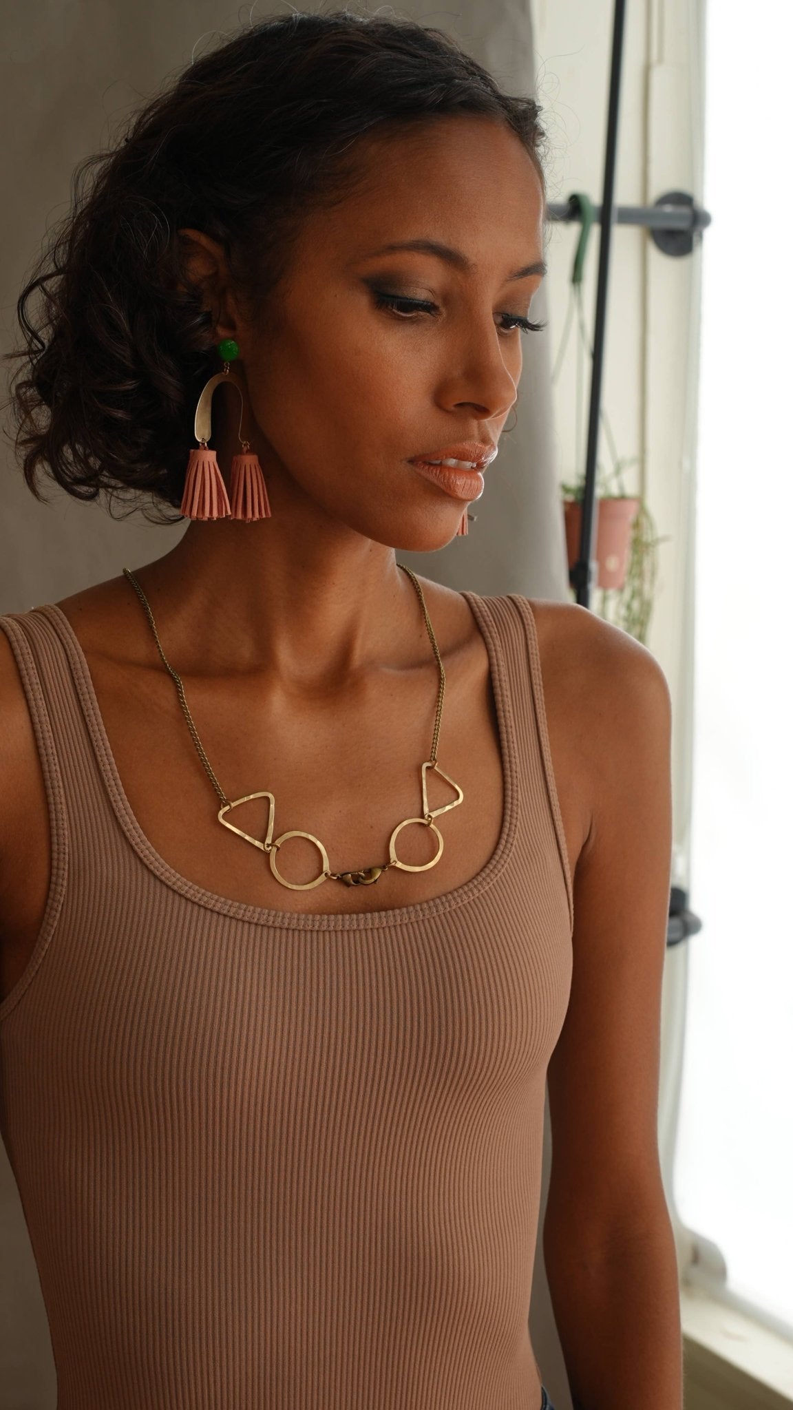 Lola Earrings - Blush Pink - Dear John