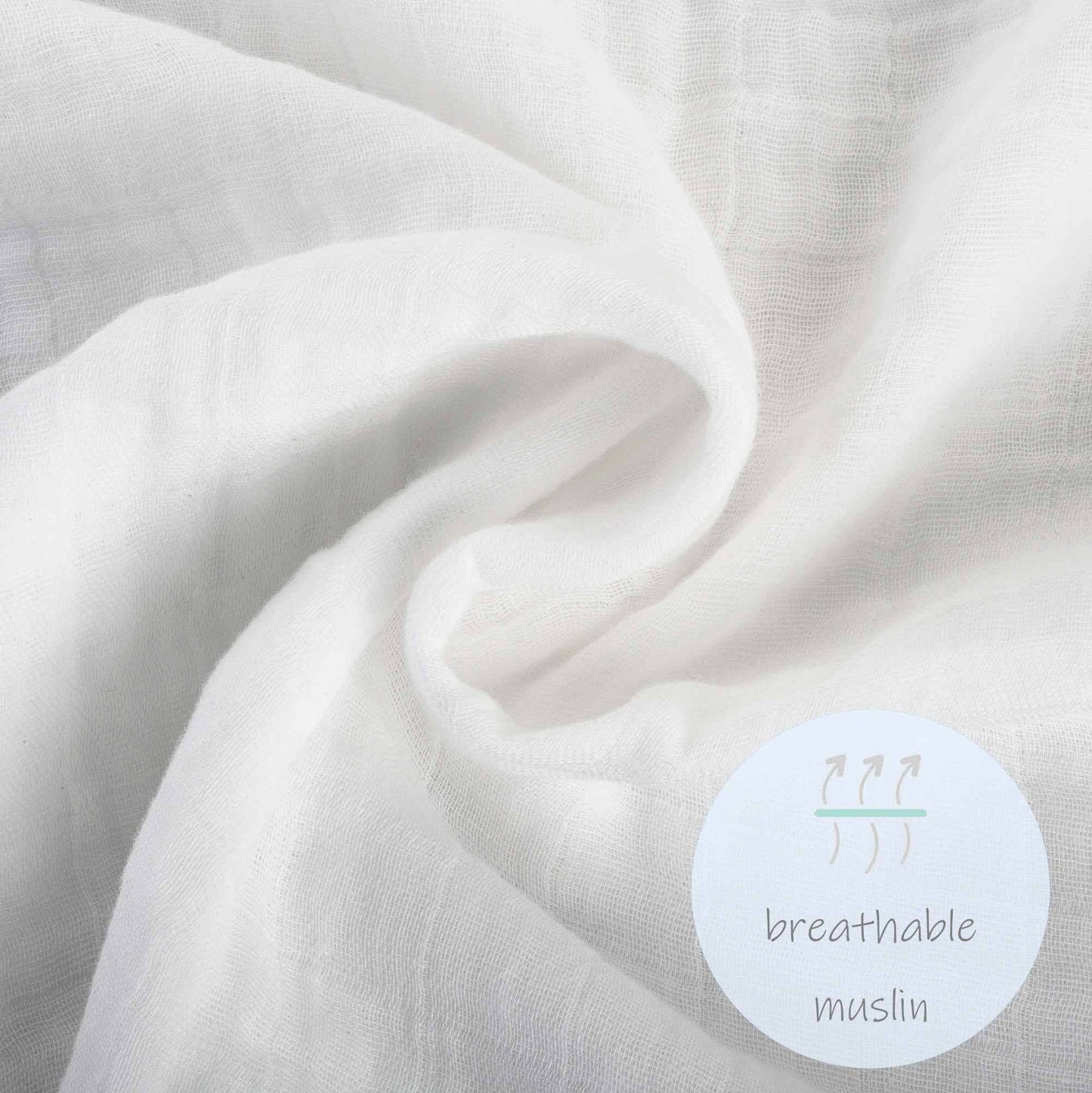 LollyBanks - Baby Muslin Swaddle Blanket 47x47 How We Roll - Dear John