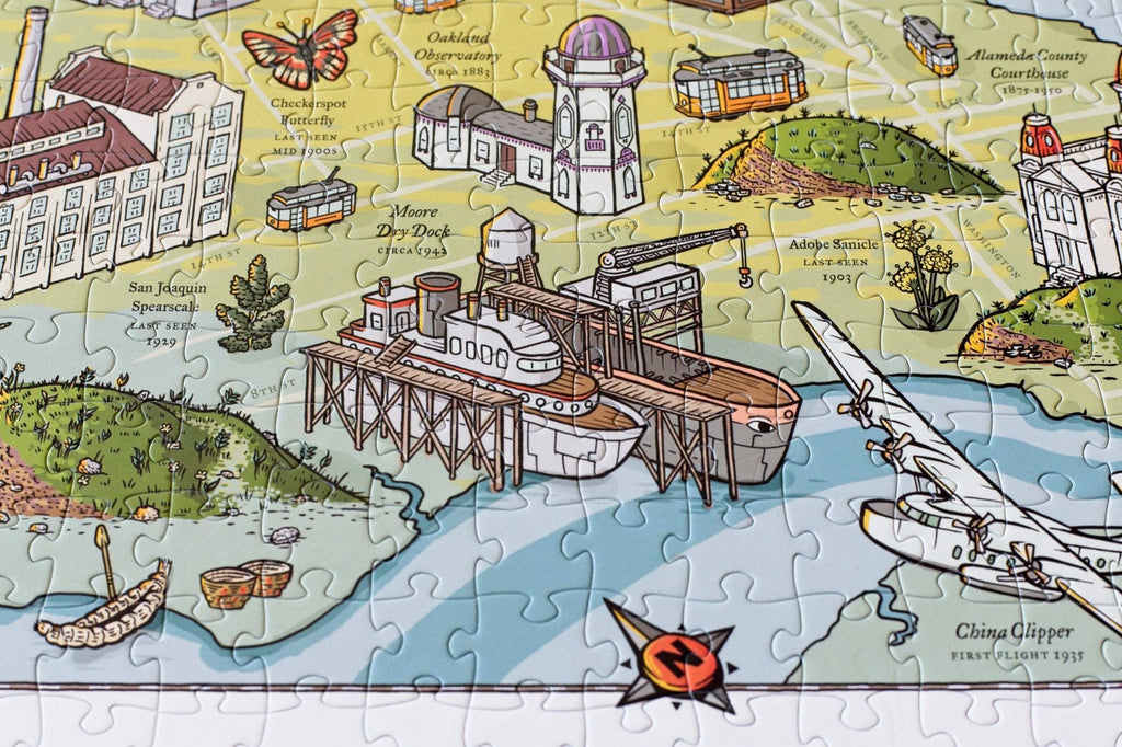 Long Lost Oakland 500 - piece Jigsaw puzzle - Dear John