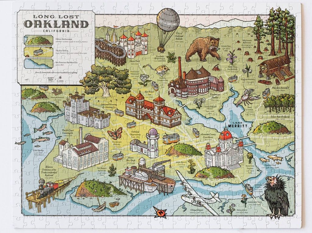 Long Lost Oakland 500 - piece Jigsaw puzzle - Dear John
