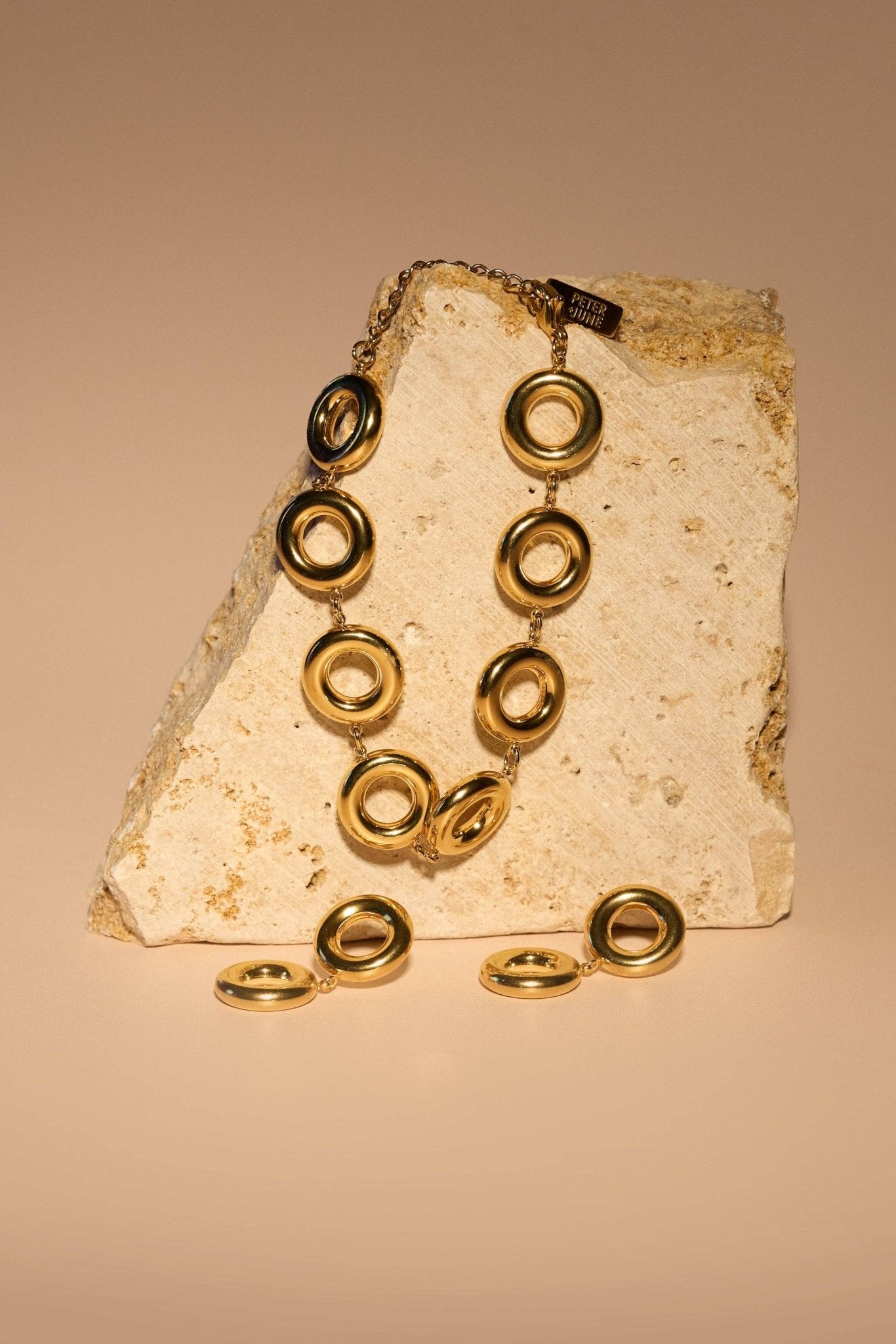 Looped In Earrings - 18K Gold Plated - Dear John