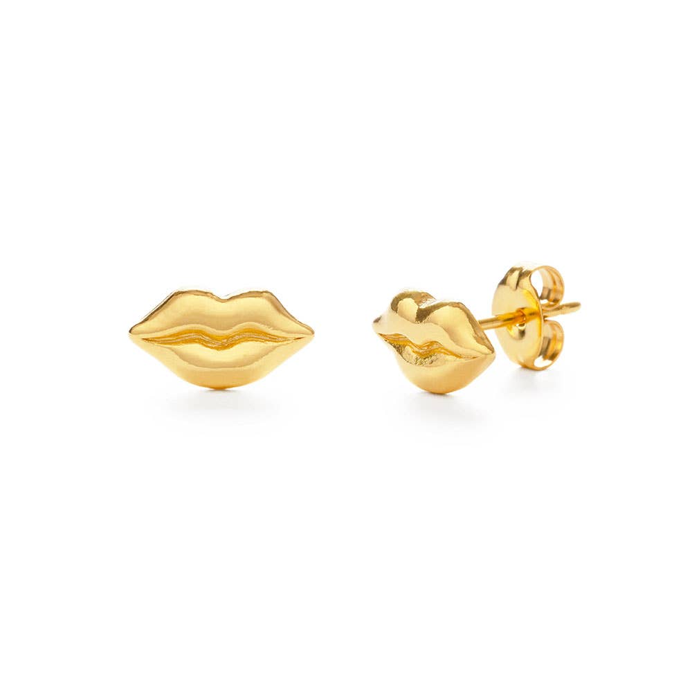Luscious Lips Stud Earrings - Dear John