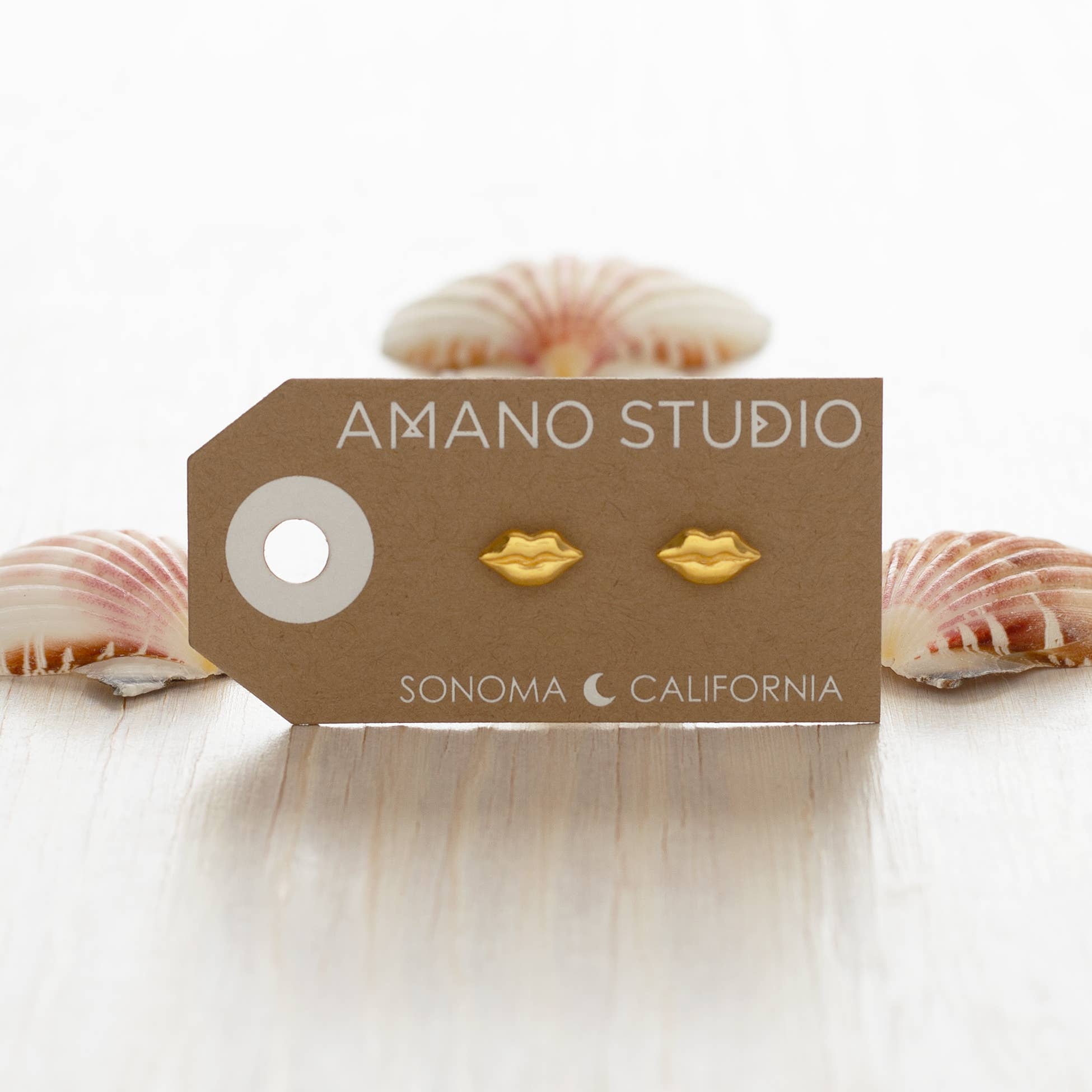 Luscious Lips Stud Earrings - Dear John