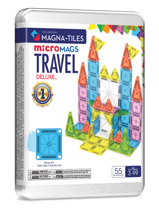 Magna-Tiles - Magna-Tiles Travel Set Deluxe 55-Piece Set - Dear John