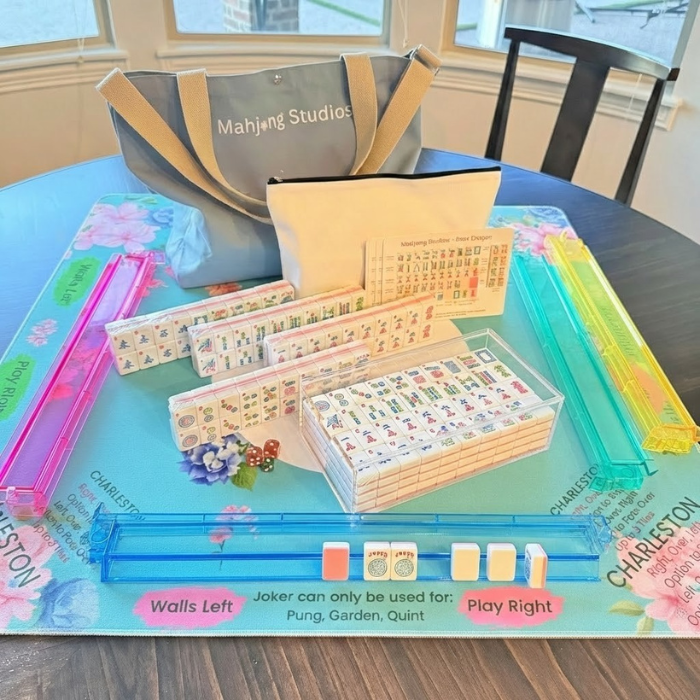 Mahjong Studios - Mahjong Studios – Rose Dragon American Mahjong Bundle Tile Set (166 Tiles) - Dear John