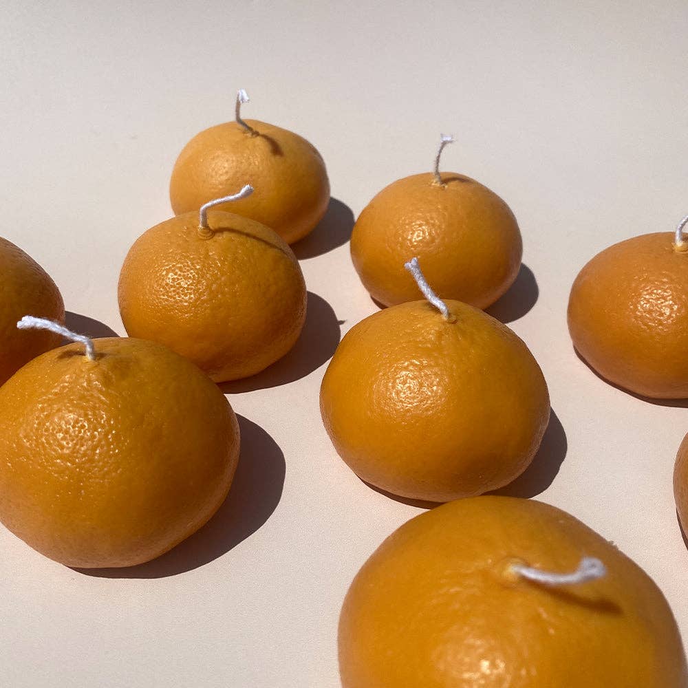 Mandarin Fruit Candle — Farmers Market Collection (100% Soy Wax, Hand - Poured in LA) - Dear John
