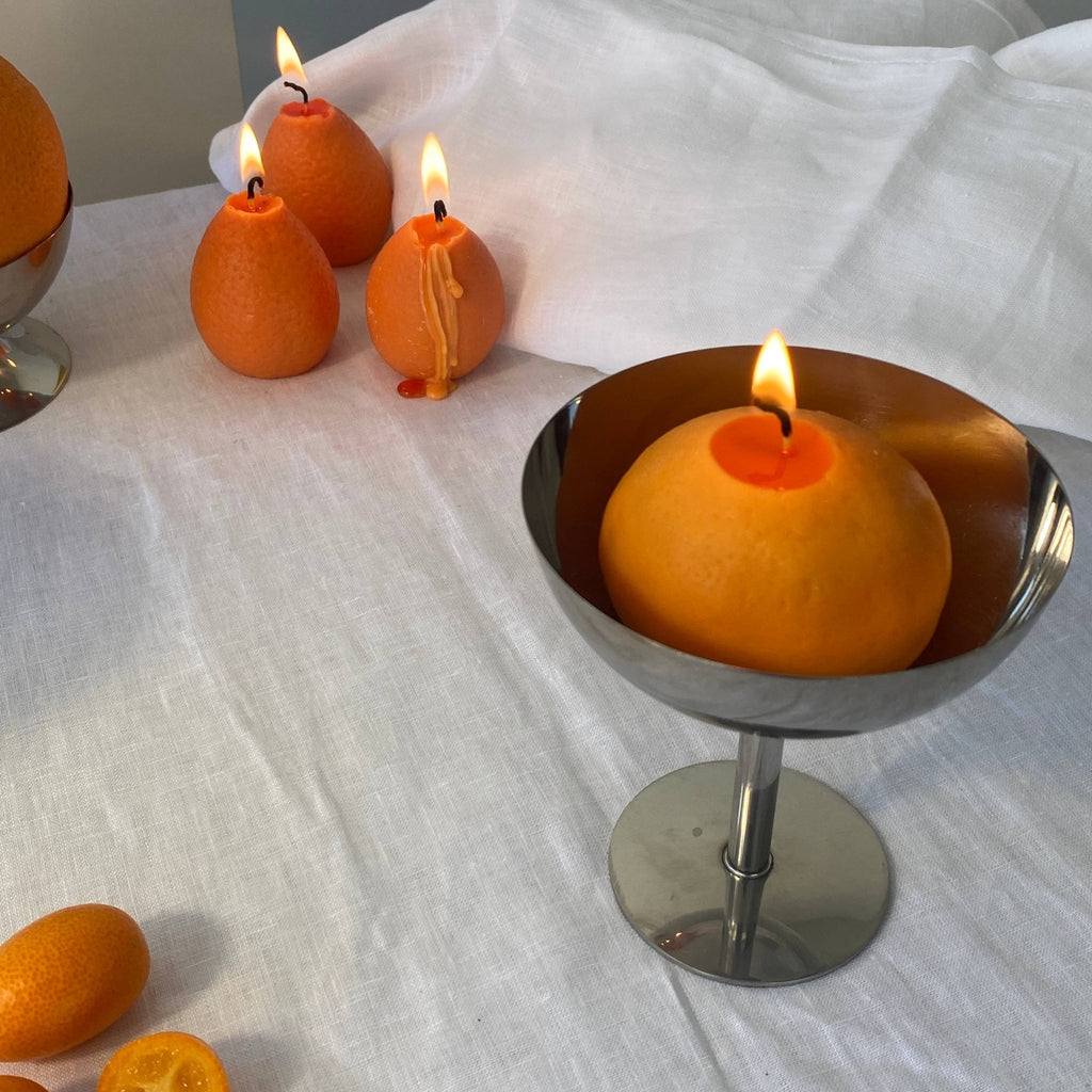 Mandarin Fruit Candle — Farmers Market Collection (100% Soy Wax, Hand - Poured in LA) - Dear John