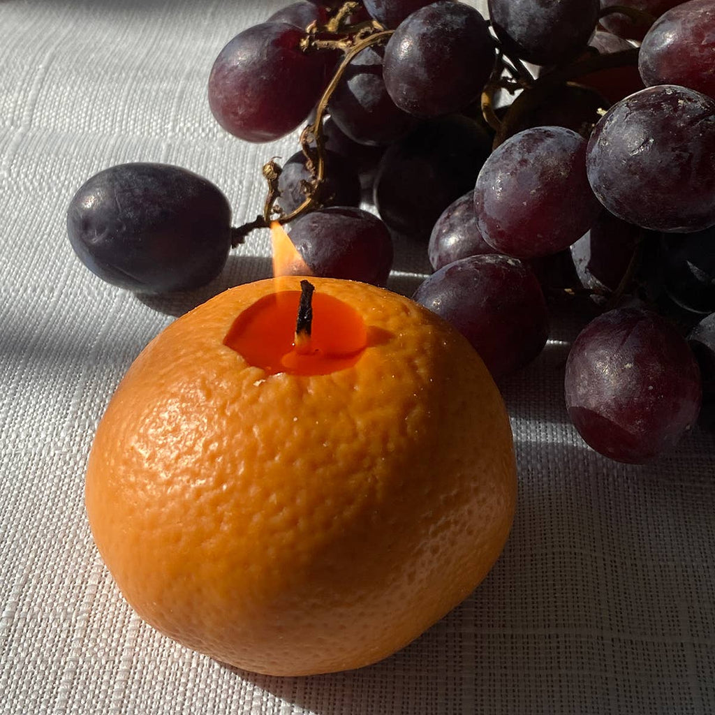 Mandarin Fruit Candle — Farmers Market Collection (100% Soy Wax, Hand - Poured in LA) - Dear John