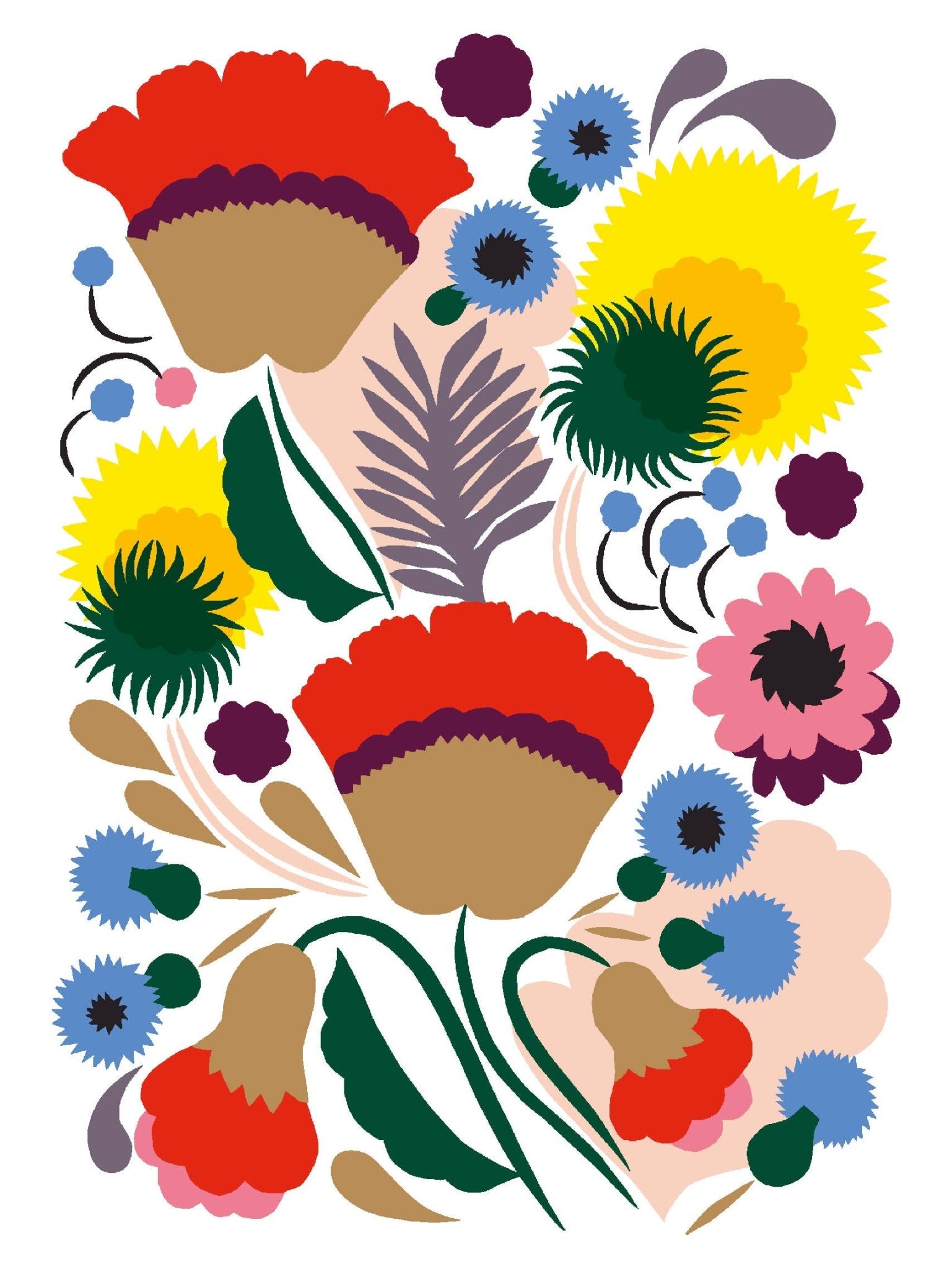 Marimekko Kukka Notecards - Dear John