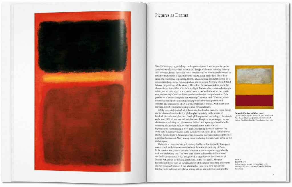 Mark Rothko — Abstract Expressionism & the Drama of Color (Art Book/Monograph) - Dear John