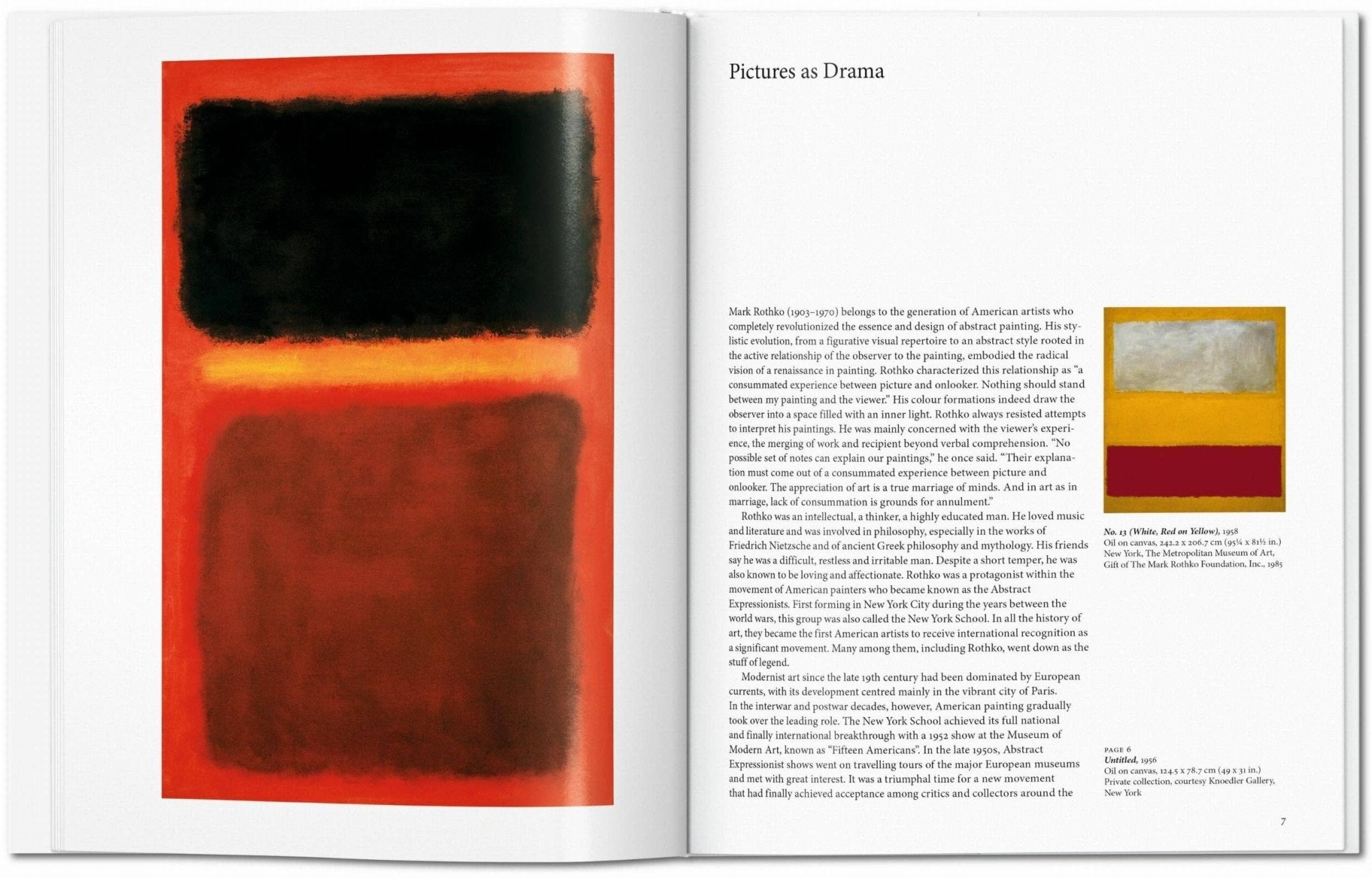 Mark Rothko — Abstract Expressionism & the Drama of Color (Art Book/Monograph) - Dear John
