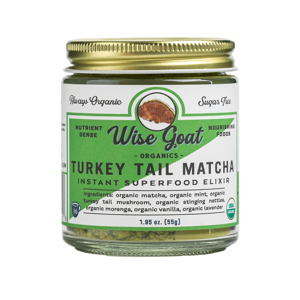 Matcha Superfood Powder — Mushrooms, Wild Greens & Mint - Dear John