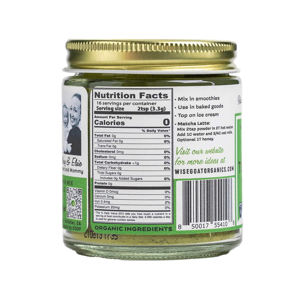 Matcha Superfood Powder — Mushrooms, Wild Greens & Mint - Dear John