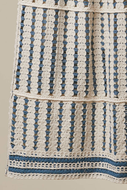 Mello. - Boho Crochet Stripe Two Piece Set - Dear John