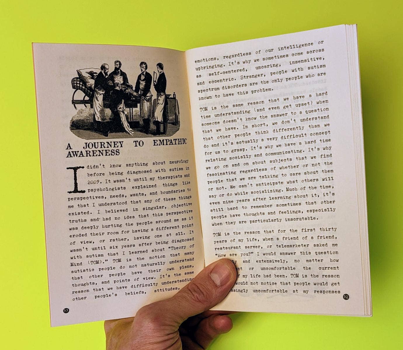 Microcosm Publishing & Distribution - Autism & The Re:Spectrum of Human Emotions (Zine) - Dear John