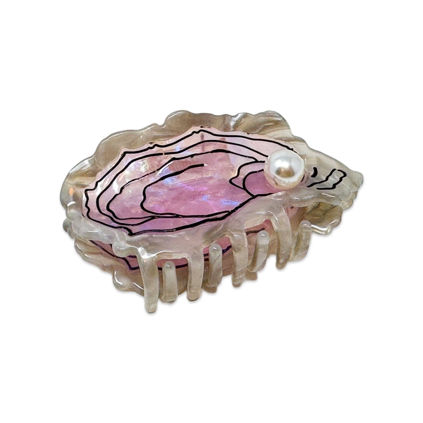 Midi Oyster Hair Claw Clip - Dear John