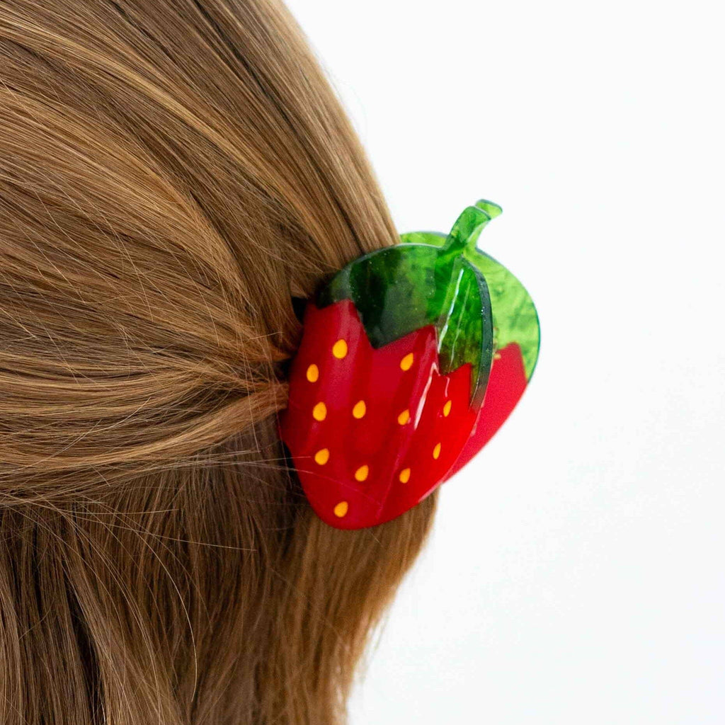Midi Red Strawberry Hair Claw Clip - Dear John