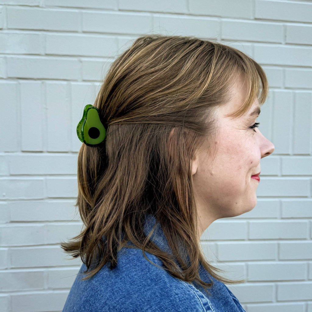 Mini Avocado Hair Claw Clip - Dear John
