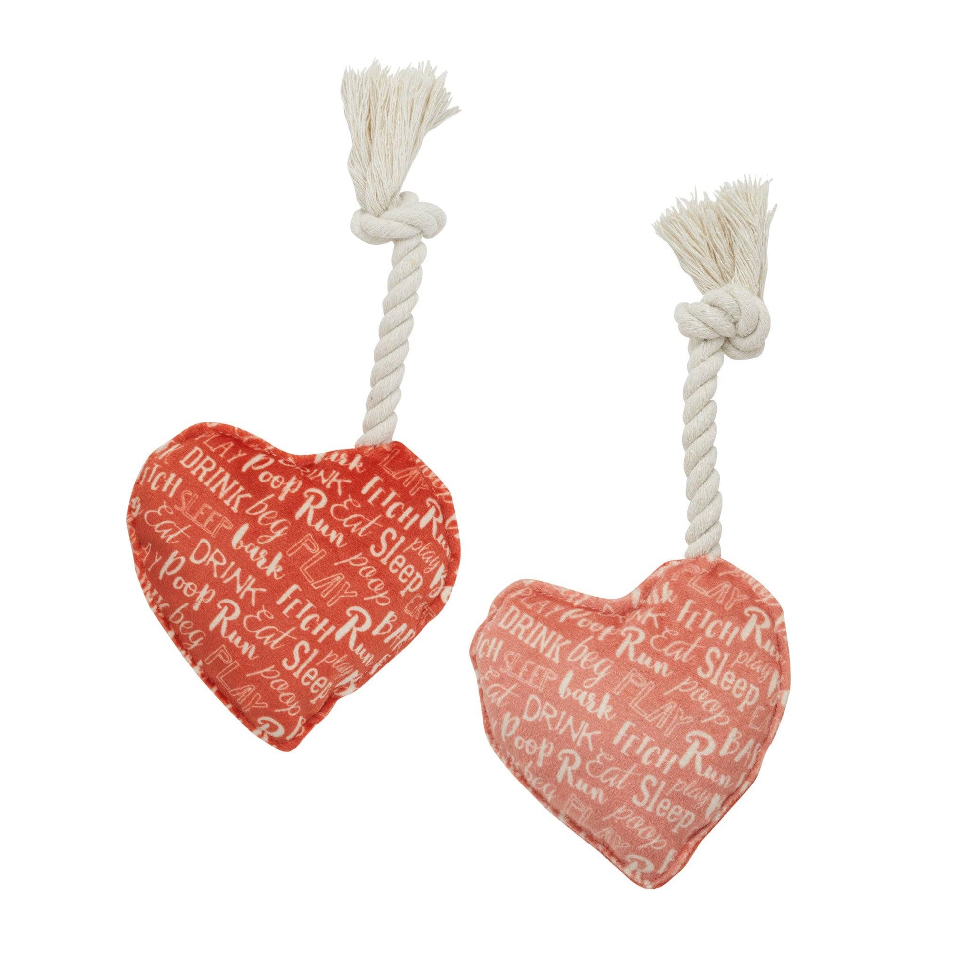 Mini Dog Toy Set | Valentine's Day Hearts - Dear John