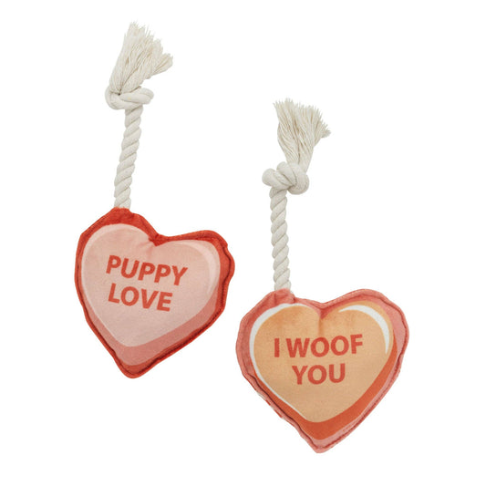 Mini Dog Toy Set | Valentine's Day Hearts - Dear John
