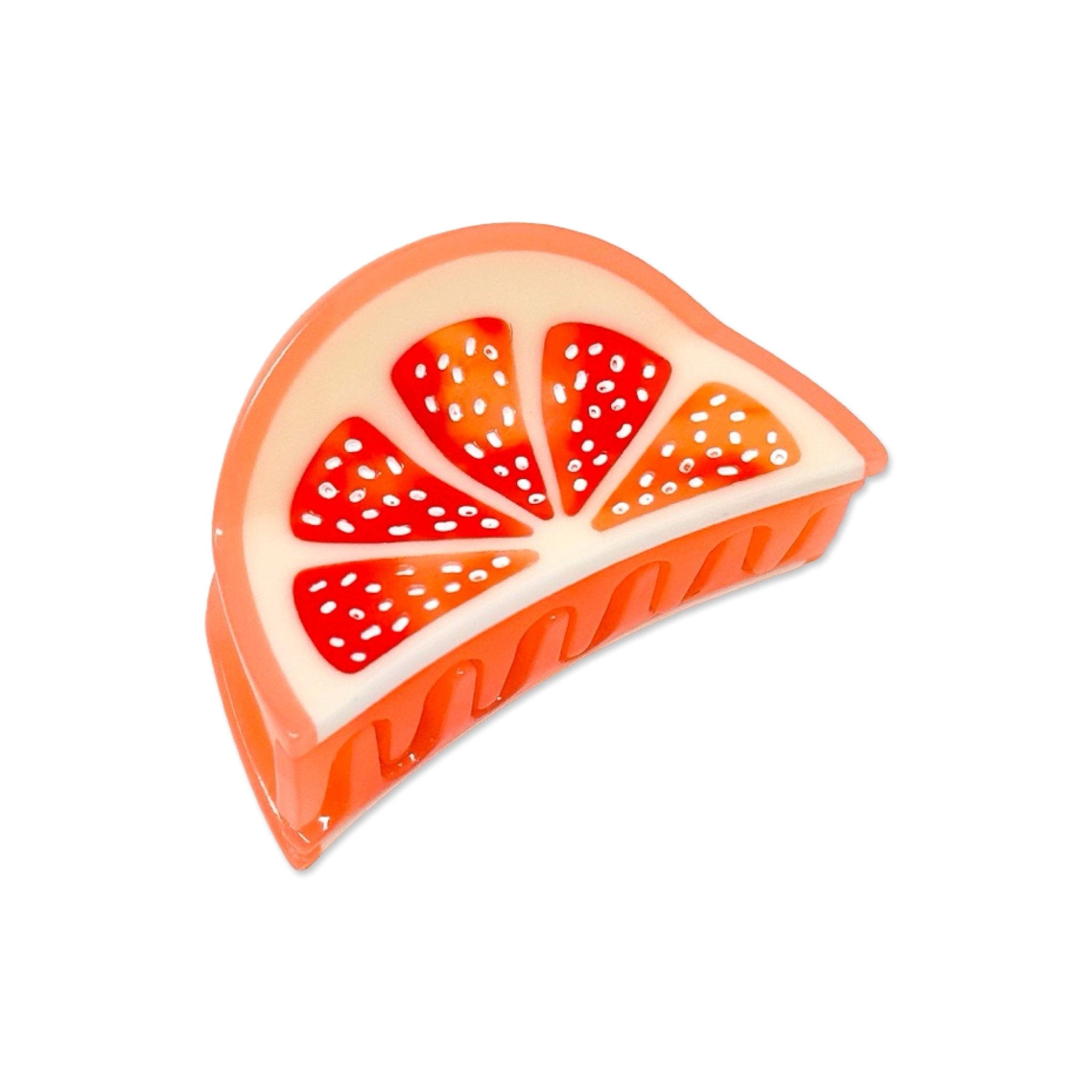 Mini Grapefruit Slice Hair Claw Clip - Dear John