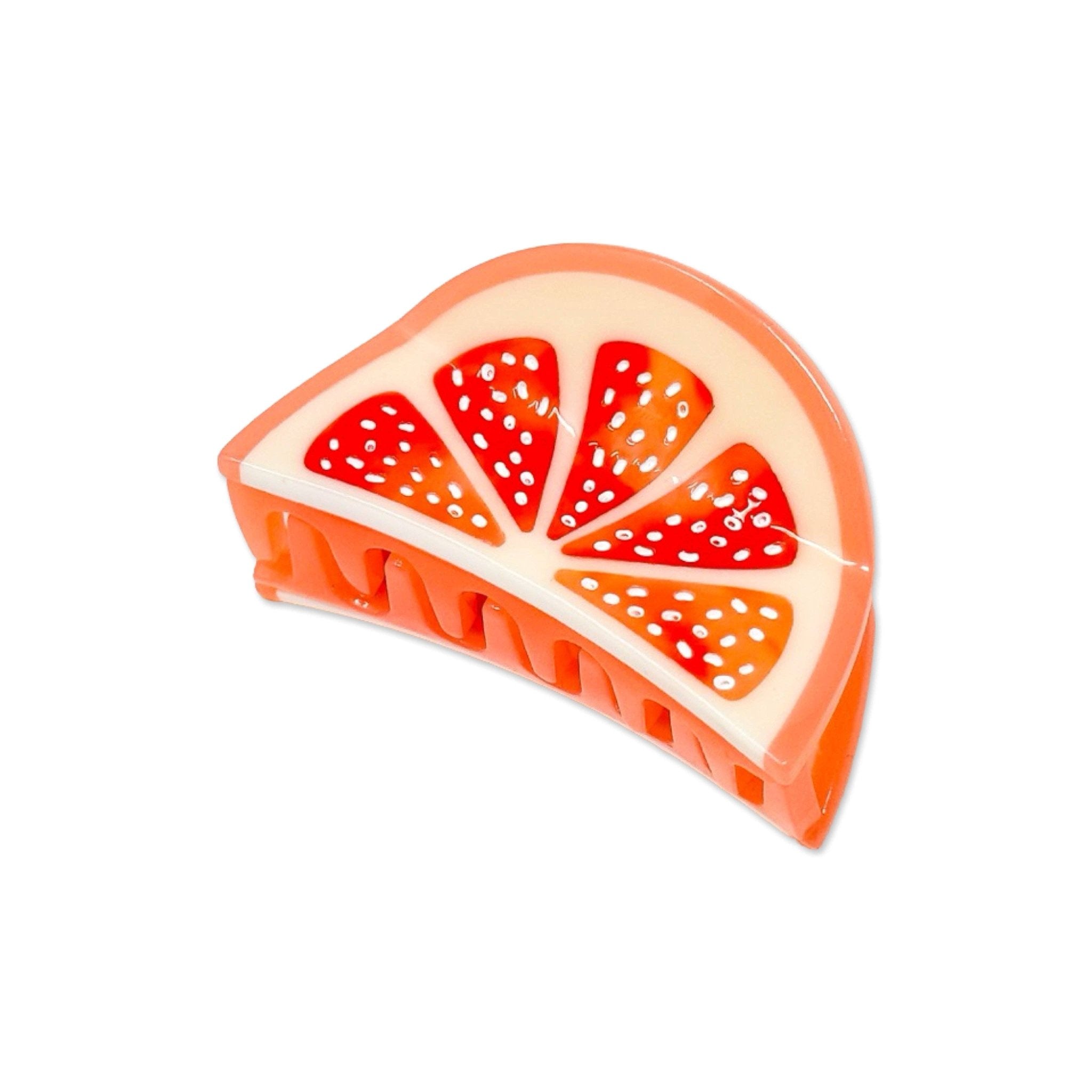 Mini Grapefruit Slice Hair Claw Clip - Dear John