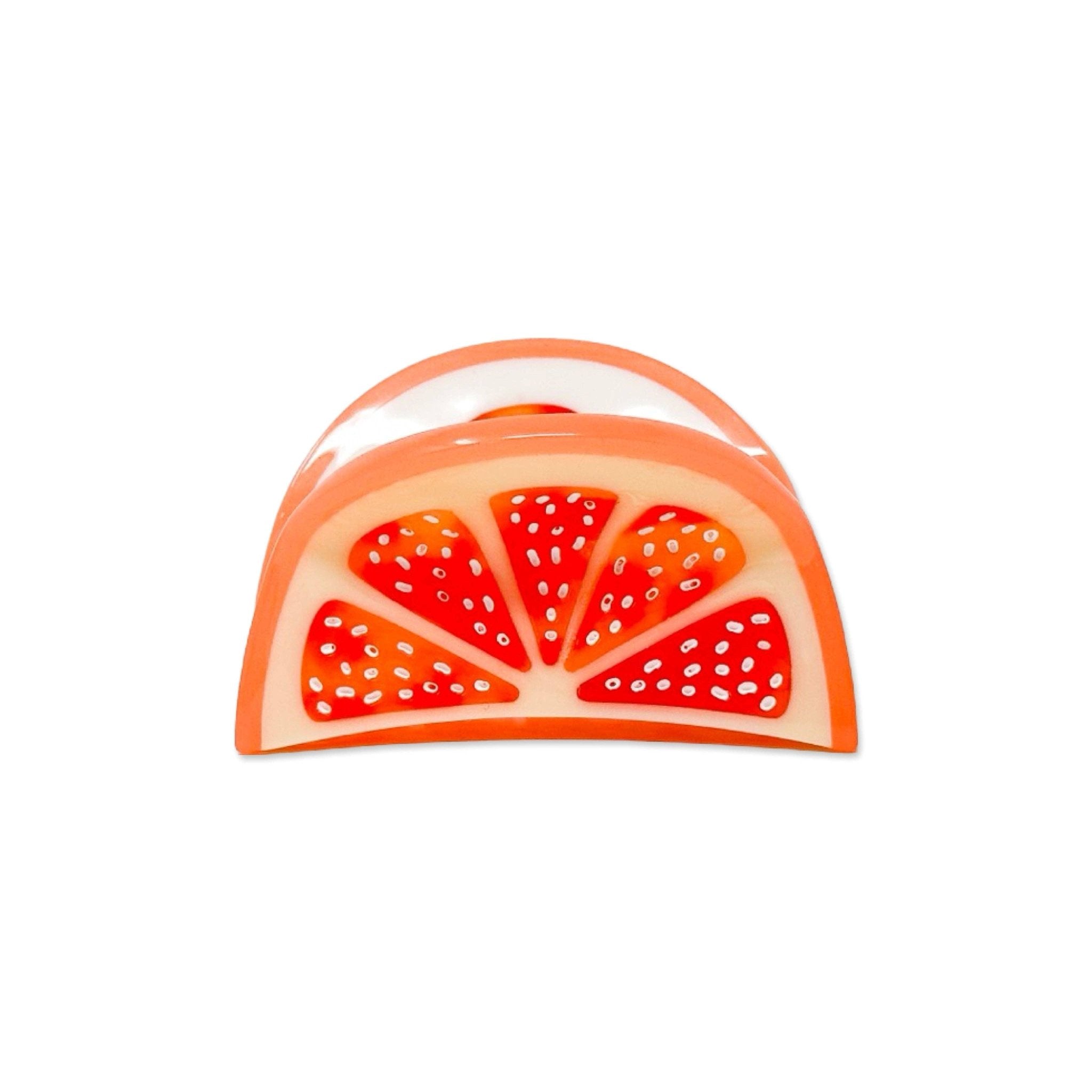 Mini Grapefruit Slice Hair Claw Clip - Dear John