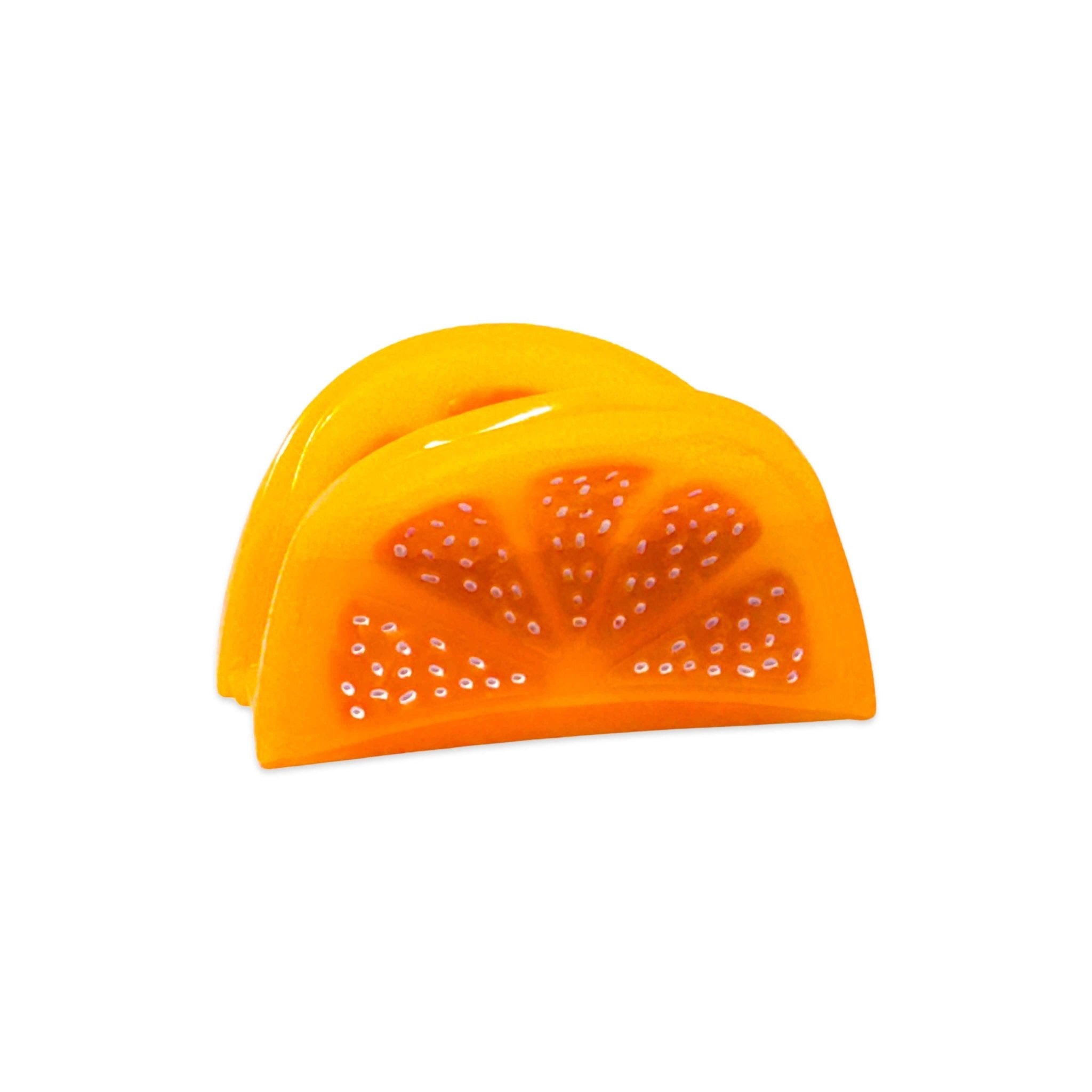 Mini Orange Slice Hair Claw Clip - Dear John
