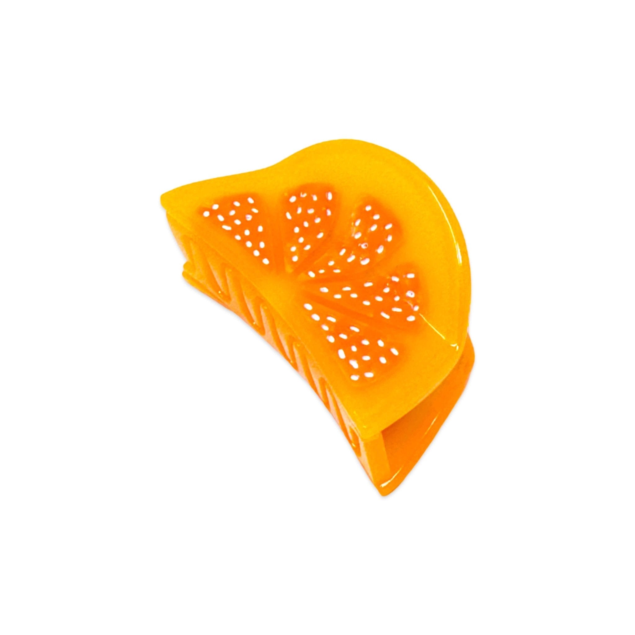 Mini Orange Slice Hair Claw Clip - Dear John