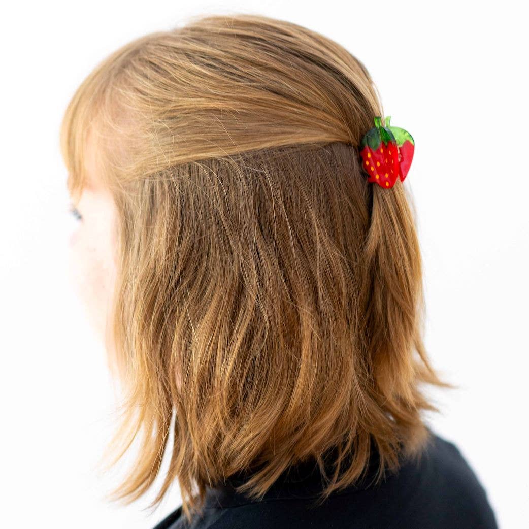 Mini Red Strawberry Hair Claw Clip - Dear John