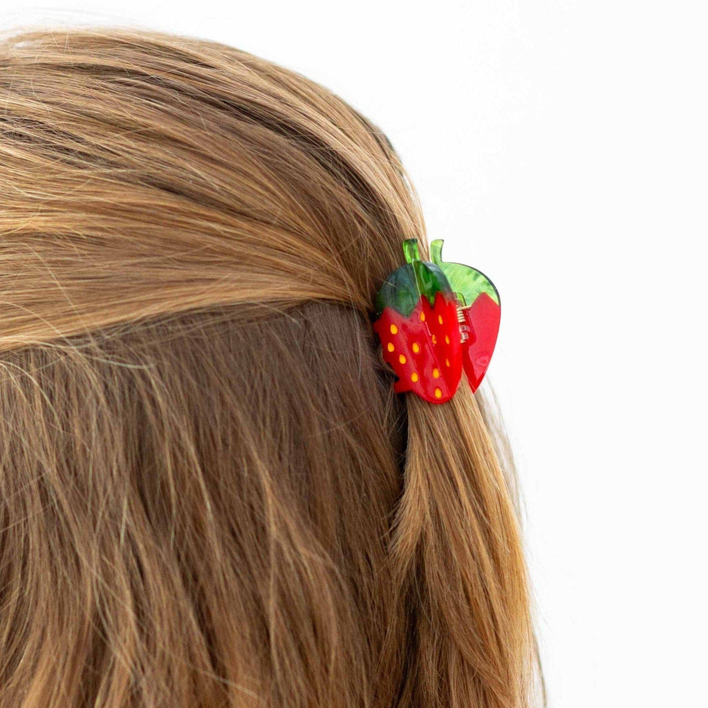 Mini Red Strawberry Hair Claw Clip - Dear John