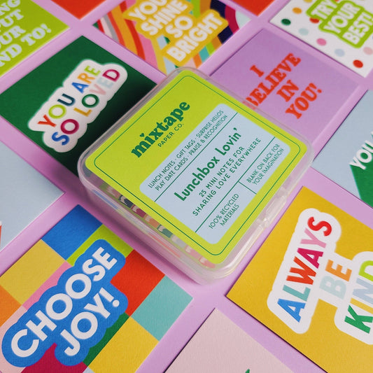 Mixtape Paper Co. - LUNCHBOX LOVIN' ✨ mini notes - Dear John