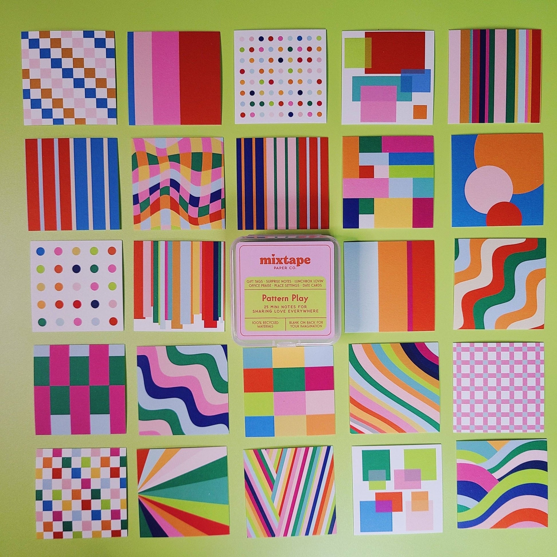 Mixtape Paper Co. - PATTERN PLAY ✨ mini notes - Dear John