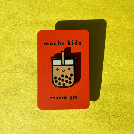 Mochi Kids - Kawaii Boba Enamel Pin - Dear John