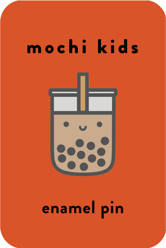 Mochi Kids - Kawaii Boba Enamel Pin - Dear John