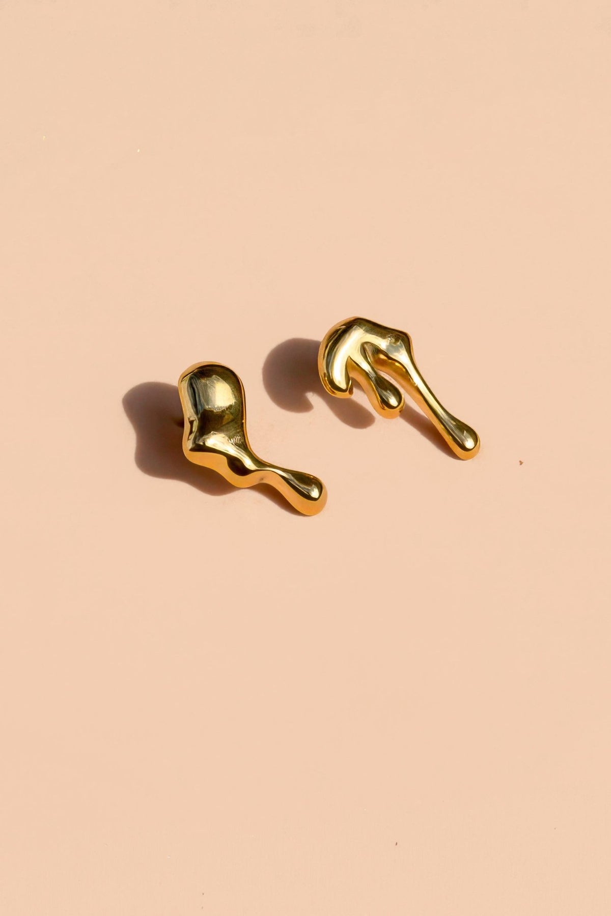 Molten Studs - 18K Gold Plated - Dear John