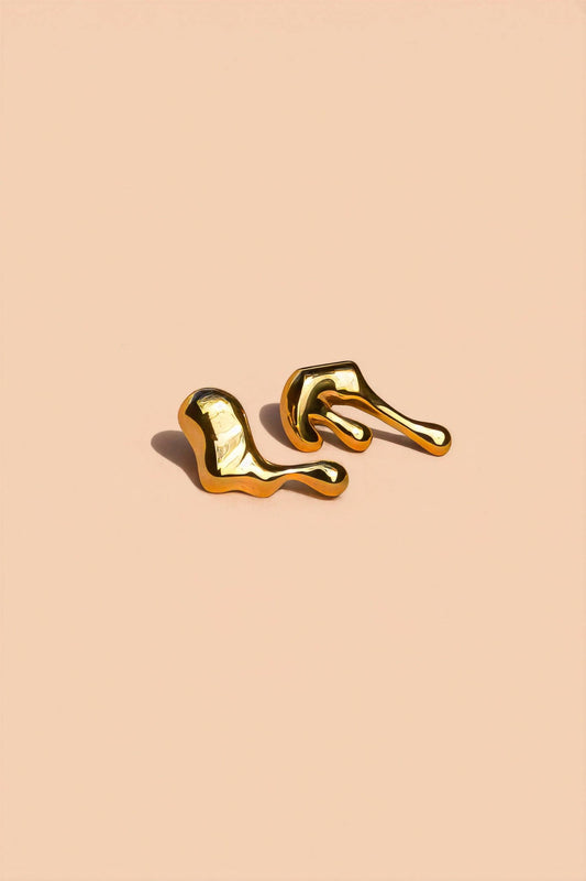 Molten Studs - 18K Gold Plated - Dear John