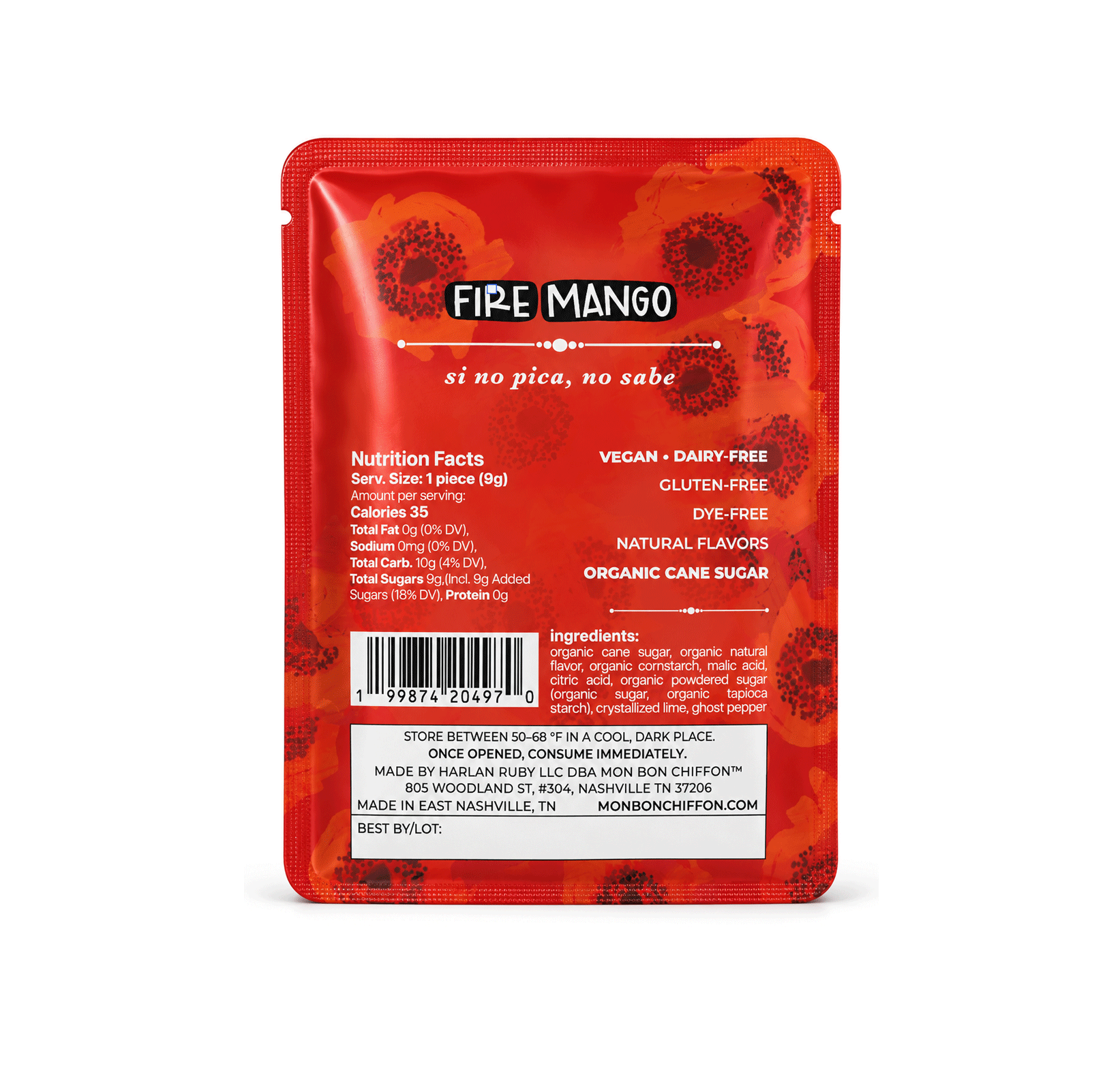 Mon Bon Chiffon - Fire Mango Ghost Pepper Cotton Candy Puff - Dear John