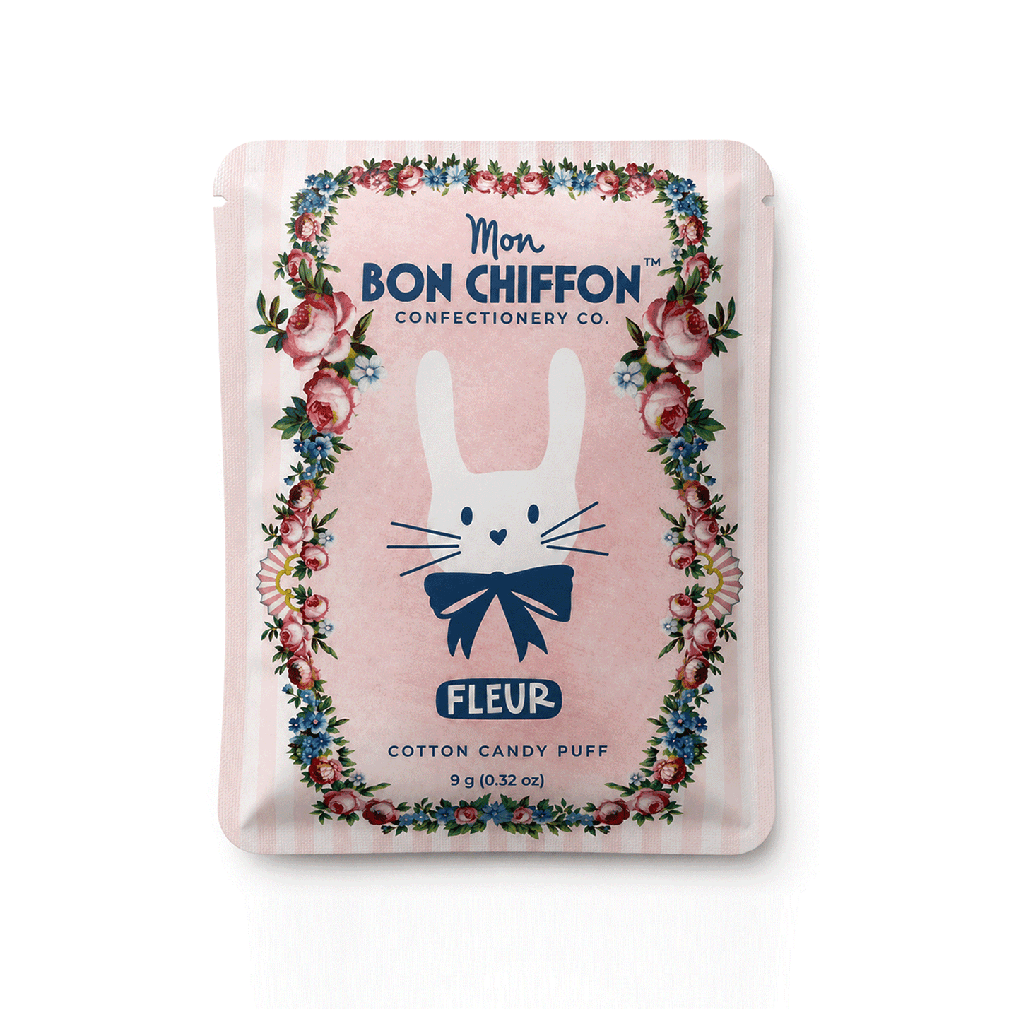 Mon Bon Chiffon - Fleur - Rose Macaron Cotton Candy Puff - Dear John