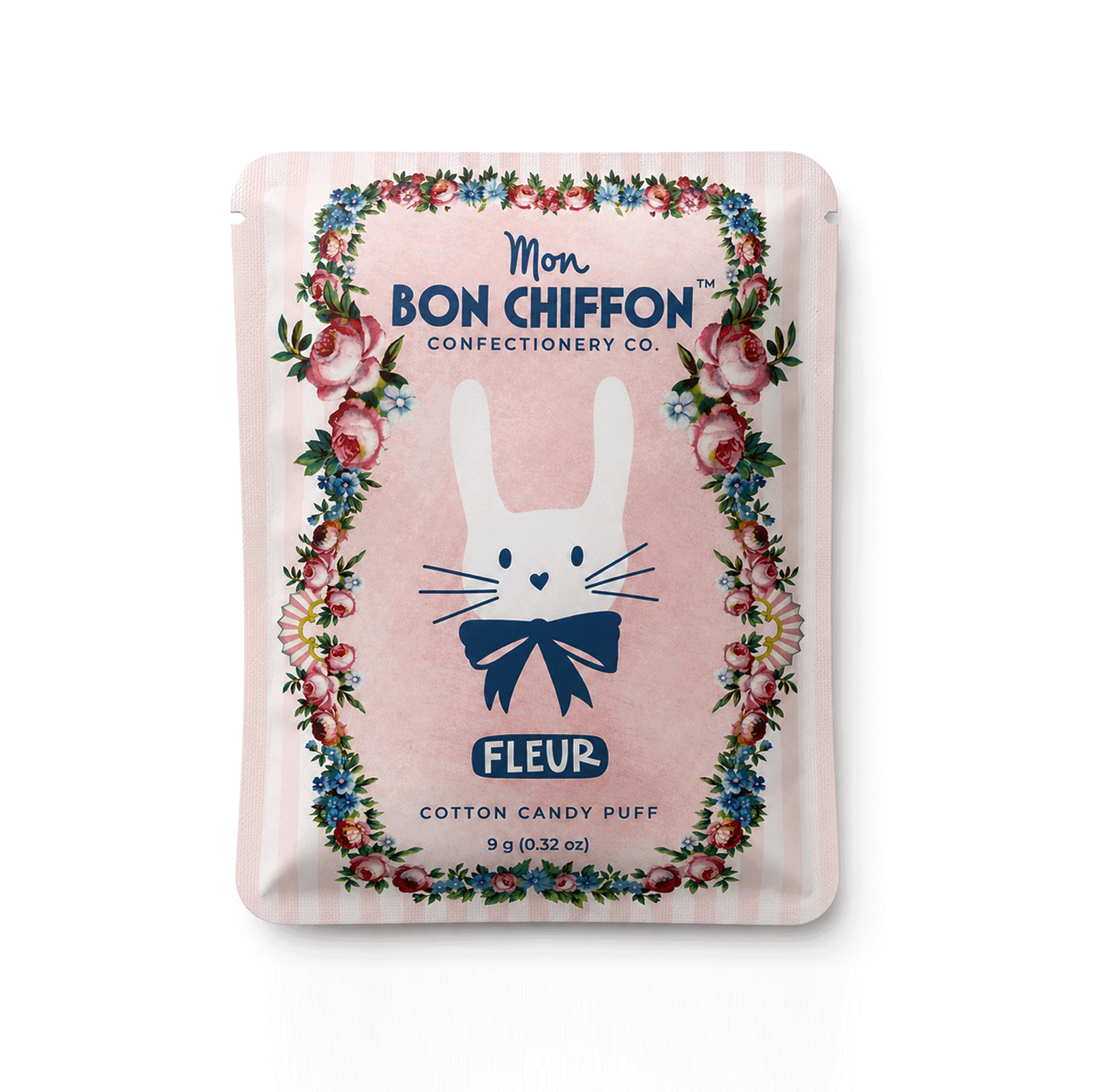 Mon Bon Chiffon - Fleur - Rose Macaron Cotton Candy Puff - Dear John