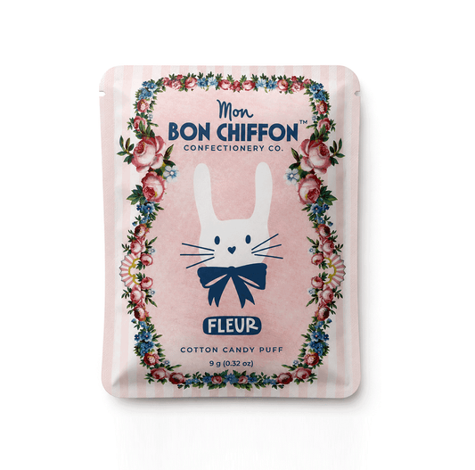 Mon Bon Chiffon - Fleur - Rose Macaron Cotton Candy Puff - Dear John