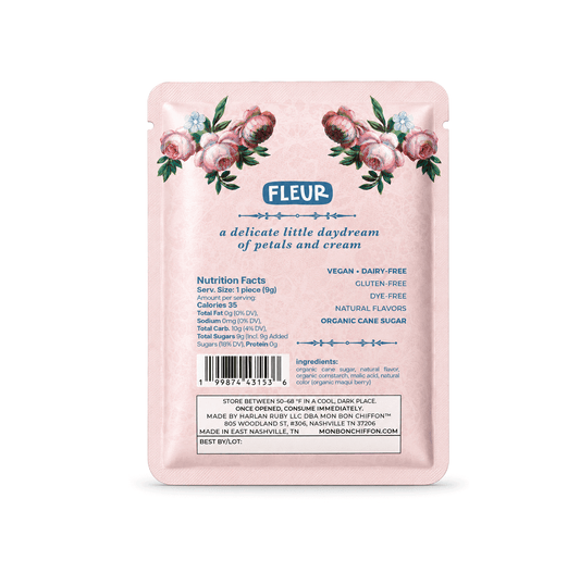 Mon Bon Chiffon - Fleur - Rose Macaron Cotton Candy Puff - Dear John