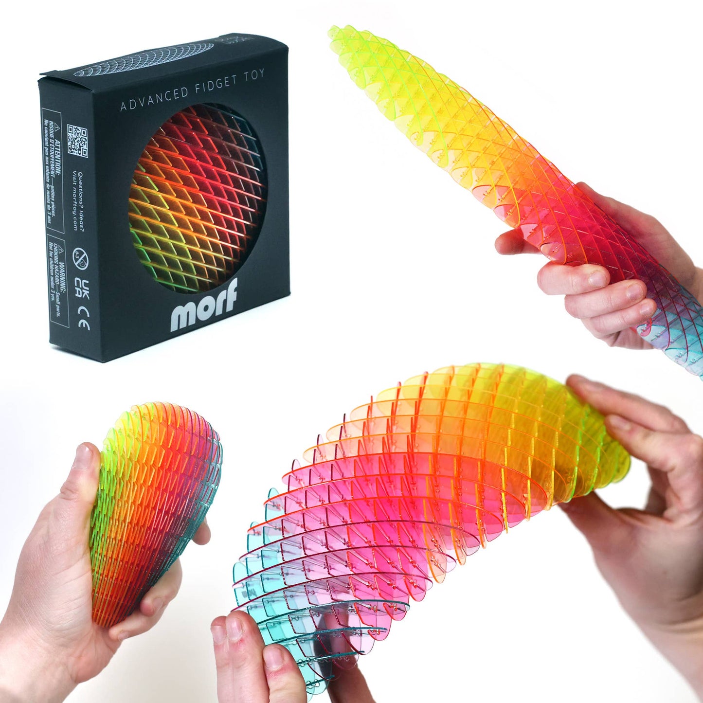 Morf Fidget Worm Rainbow Big - Dear John
