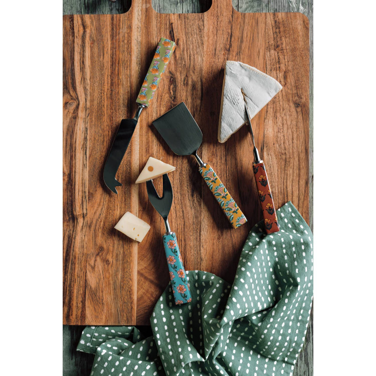 Mosaic Cheese Knives Set of 4 - Dear John