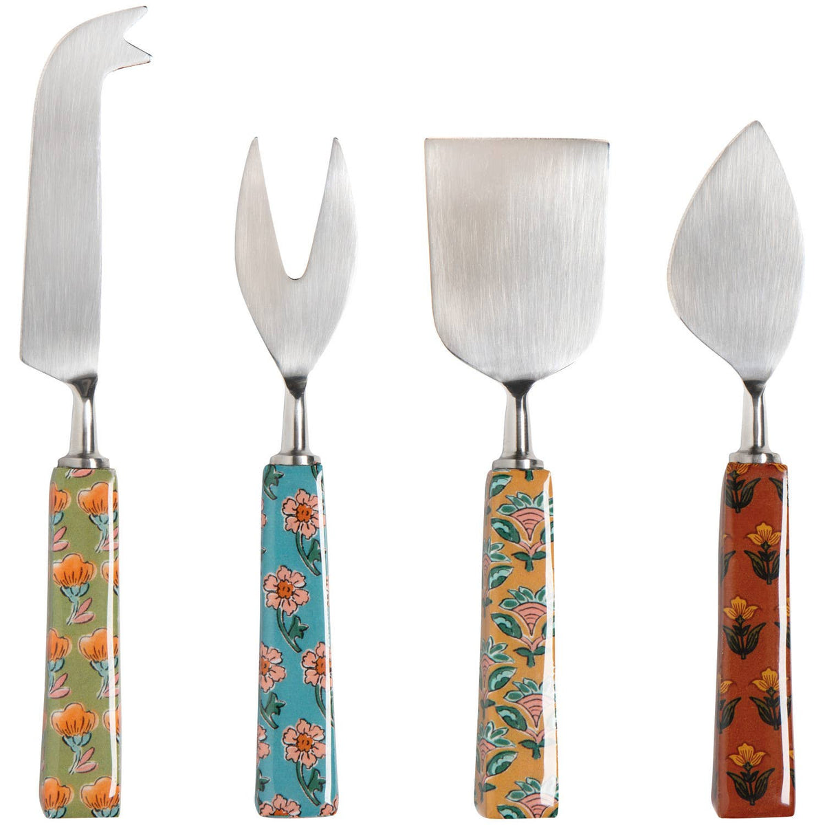 Mosaic Cheese Knives Set of 4 - Dear John